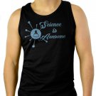 Science Is Awesome Men Black Tank Top Sleeveless