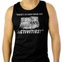 So Much Room For Activitie Men Black Tank Top Sleeveless