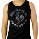 Sriracha Rooster Label Funny Bottle Red Hot Chili Sauce Men Black Tank Top Sleeveless