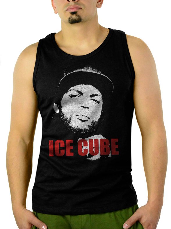 Straight Outta Compton Ice Cube Men Black Tank Top Sleeveless