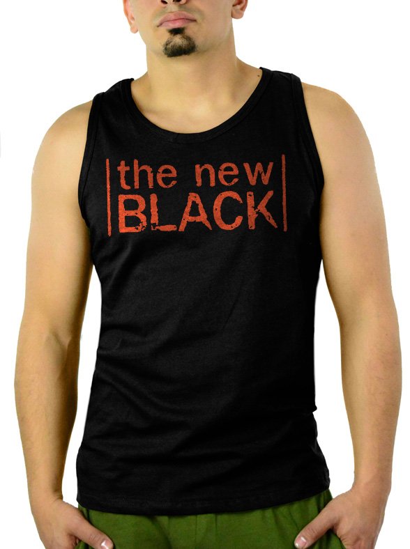 The New Black Orange is OITNB Men Black Tank Top Sleeveless