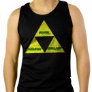 THE TRIFORCE Legend of Link Zelda Men Black Tank Top Sleeveless