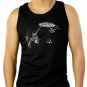 Trek Wars Star Sci Fi Tie Enterprise Death Black Star Men Black Tank Top Sleeveless