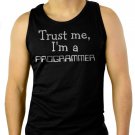 Trust Me I'm A Programmer Job Occupation Men Black Tank Top Sleeveless