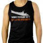 You Sunk My Battleship Men Black Tank Top Sleeveless