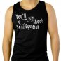 You'll Shoot Your Eye Out Men Black Tank Top Sleeveless