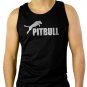 AWSOME PITBULL American pit bull terrier Spiked Dog Men Black Tank Top Sleeveless