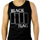 Black Flag Men Black Tank Top Sleeveless