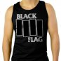 Black Flag Men Black Tank Top Sleeveless