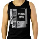 Blow Me Nintendo Cartridge Men Black Tank Top Sleeveless
