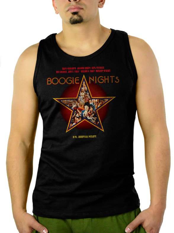 Boogie Nights - Custom Dirk DigglerMen Black Tank Top Sleeveless