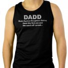 DADD Dads against Daughters Dating Funny- Fathers Day Men Black Tank Top Sleeveless