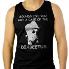 DIABEETUS Wilford Brimley Men Black Tank Top Sleeveless