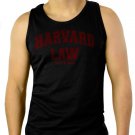 HARVARD LAW JUST KIDDING funny humor school college Men Black Tank Top Sleeveless