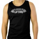 I'd Rather Be LIFTING Men Black Tank Top Sleeveless