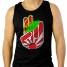 JAPAN JDM Sports AUTO Racing Men Black Tank Top Sleeveless