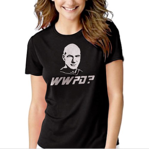New Hot WHAT WOULD PICARD DO-STAR TREK Women Adult T-Shirt