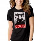 COOK OBEY Parody Walter White Breaking Pinkman Bad Black T-shirt For Women