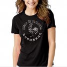 Sriracha Rooster Label Funny Bottle Red Hot Chili Sauce Black T-shirt For Women