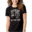 Utah Get Me Two Black T-shirt For Women
