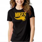 VIKES Minnesota Vikings Black T-shirt For Women