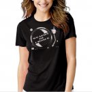 Weapon Of Choice DJ Turntable Club Black T-shirt For Women