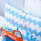 Fire Trucks and Police Cars Duvet Cover Set