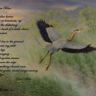 Great Blue Heron w/Poem - Item  PP127