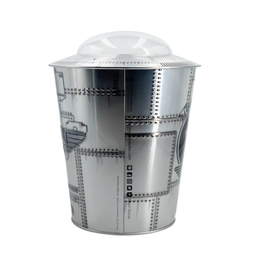 Top Gun Maverick Movie 3D Popcorn Bucket Tin Tub with Lid Limited Promotion