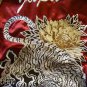 Japan TIGER Sukajan Embroidered Baseball Souvenir Flight Bomber Jumper Jacket Red White