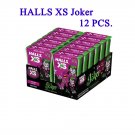 12 Pcs HALLS XS JOKER Mystery Flavored Sugar Free Candy Limited Edition