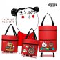 1 NESCAFE x LINE Friends Shopping Bag Tote Bag Expandable w Wheel Red Colour New