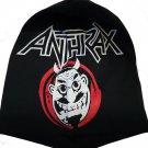 ANTHRAX Beanie Hat Heavy Metal Rock Band Snow Winter Ski Bikers Cap
