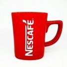 Nescafe Red Cup Coffee Mug Collectible Red White Ceramic Tea Drink Classic Gift