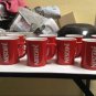 4 x Nescafe Red Cup Coffee Mug Collectible Red White Ceramic Tea Drink Classic Gift