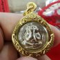Phra Pidta LP Toh Talisman Gold Micron Pendant Thai Buddha Thailand Amulet Small