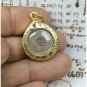 Phra Pidta LP Toh Talisman Gold Micron Pendant Thai Buddha Thailand Amulet Small