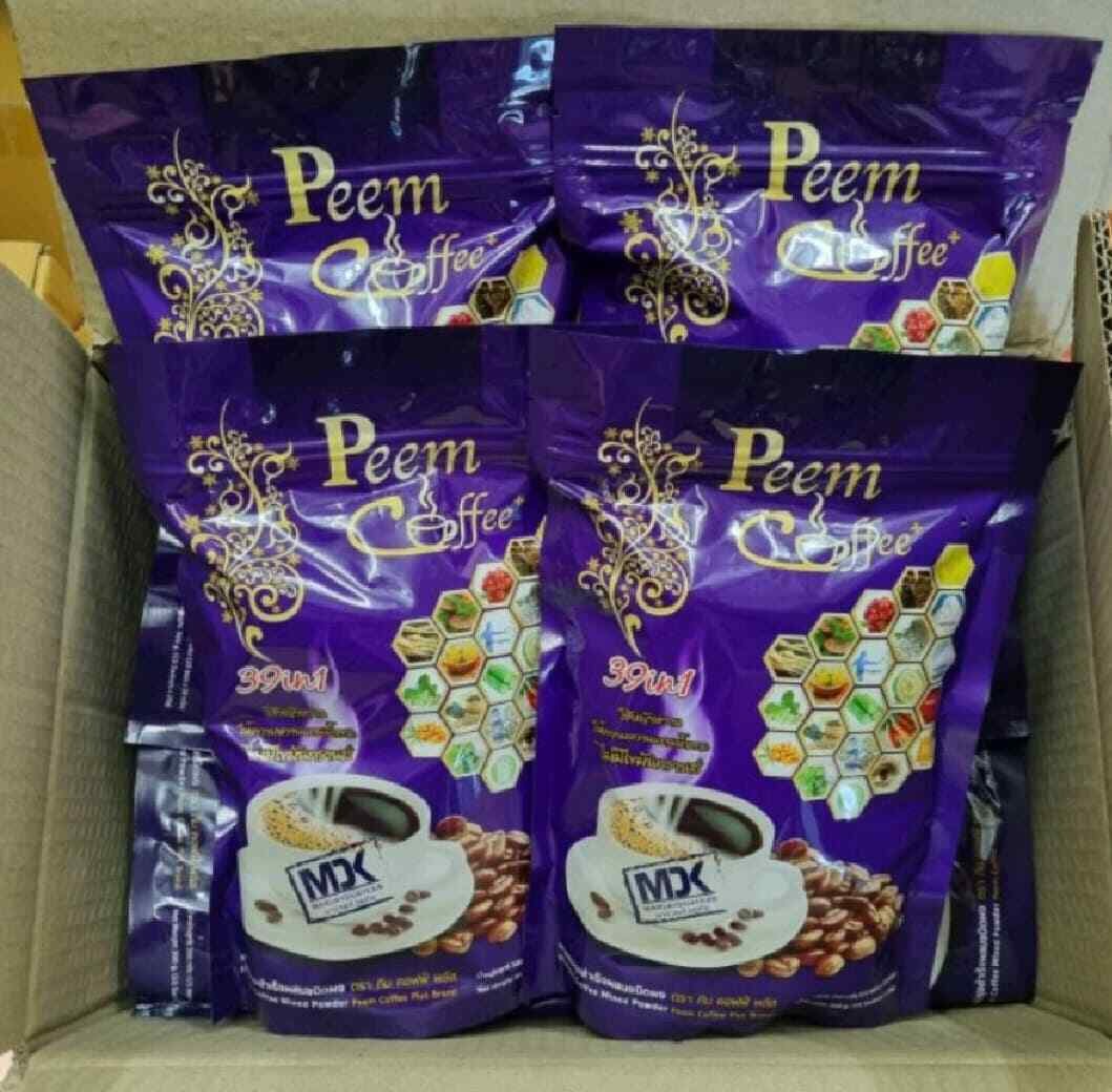 4 X 15 Sachets PEEM Coffee Herbs 39 In 1 Instant Mix Powder No Sugar No Fat