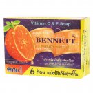 BENNETT Soap Bar 25 g x 6 pcs Natural Extracts Vitamin C&E