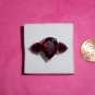 10Kt White Gold Filled Ring set with Ruby Red cz Stones size 9