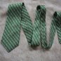 CELINE Vintage Green Equestrian Print Tie.