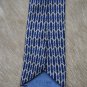 CELINE Vintage Blue Equestrian Print Tie.
