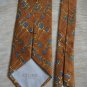 CELINE Vintage Brown Equestrian Print Tie.