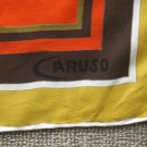 CARUSO VINTAGE Geometric Print Scarf.