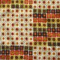 CARUSO VINTAGE Geometric Print Scarf.