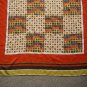 CARUSO VINTAGE Geometric Print Scarf.