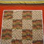 CARUSO VINTAGE Geometric Print Scarf.