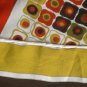 CARUSO VINTAGE Geometric Print Scarf.