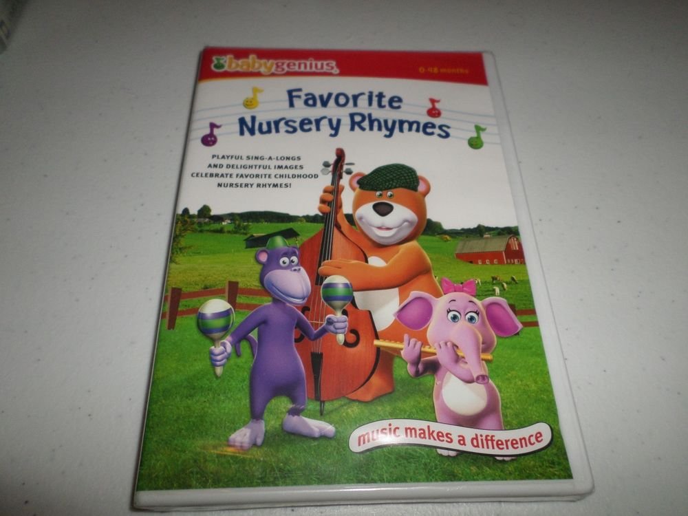 BABY GENIUS FAVORITE NURSERY RHYMES DVD BRAND NEW