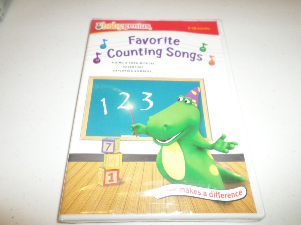 BABY GENIUS FAVORITE COUNTING SONGS DVD BRAND NEW